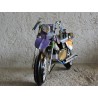Motorcycle made of recycled metal - Madame Framboise