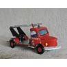 Camion de pompiers en canettes recyclées - Madame Framboise