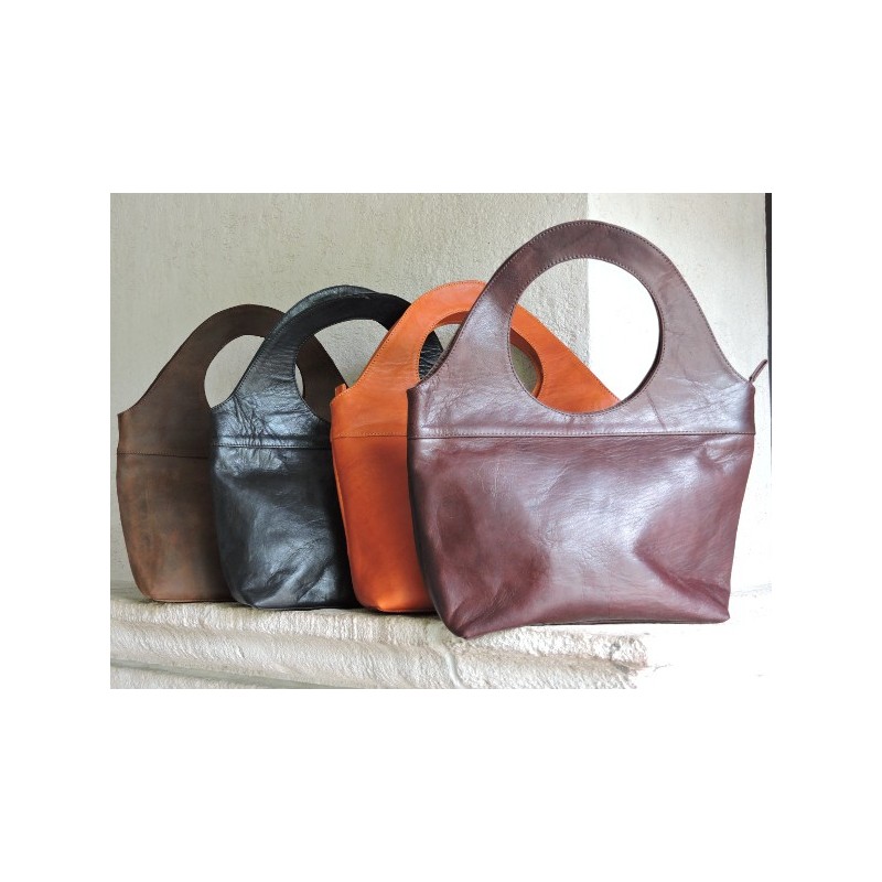 Leather handbag