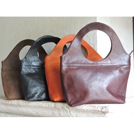 Leather handbag