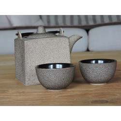 Small square ceramic teapot -  Madame Framboise