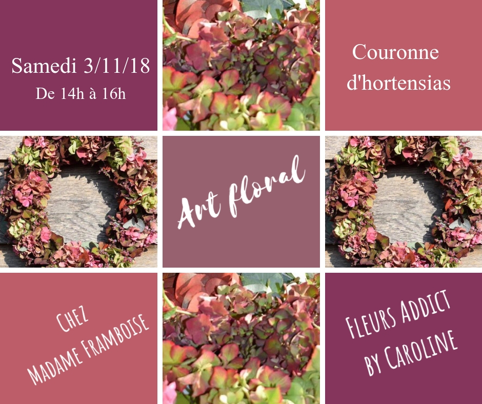 Atelier créatif "Art floral" - 03/11/2018